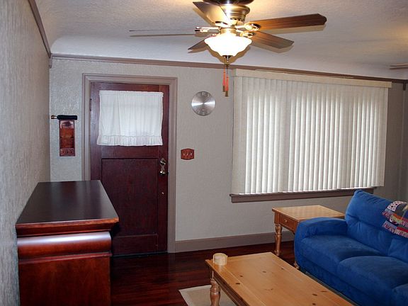 Living Room with Coved Ceilings