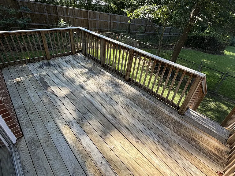 Back porch off of living room