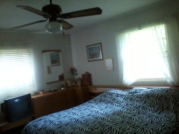 view into master bedroom