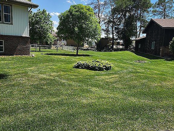 Front southwest side yard