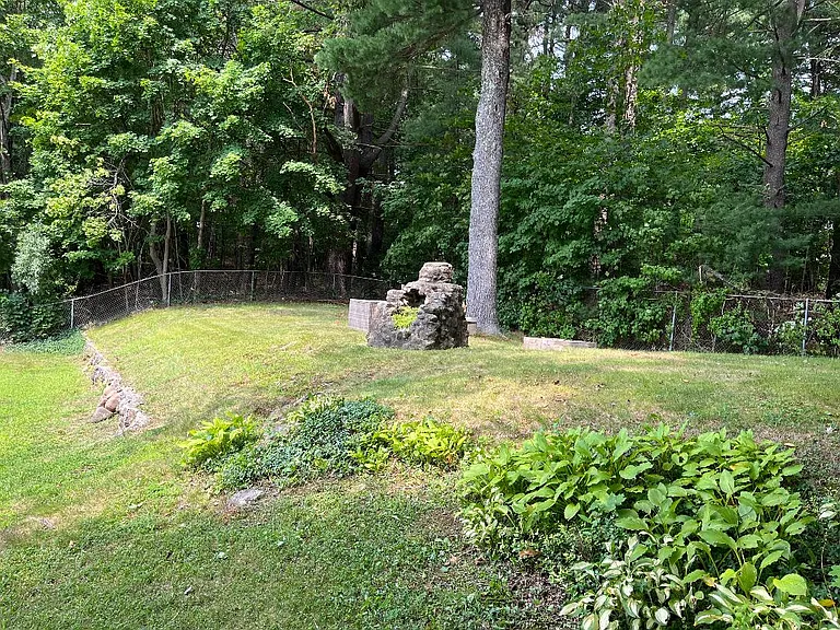 Private, fenced in, back yard