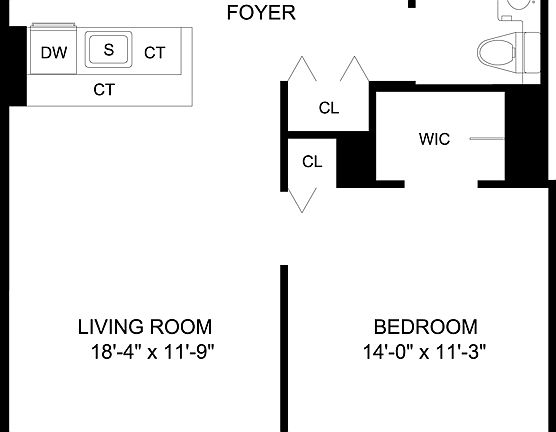 2nd image of 320 W 38th St APT 910