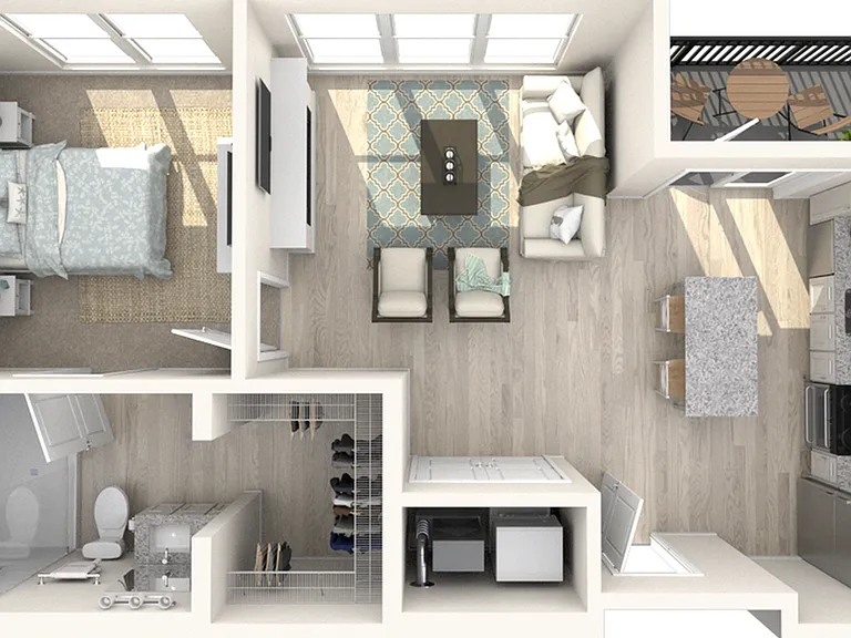 A2 - One Bedroom | One Bathroom A2 - One Bedroom | One Bathroom
