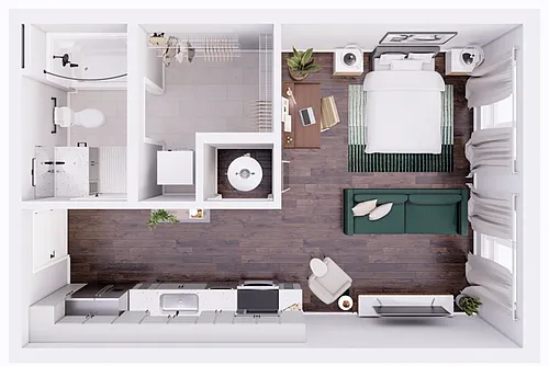 Floor plan Midpoint East-0A