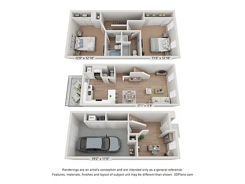 Floor plan Stansbury Town Plus - R