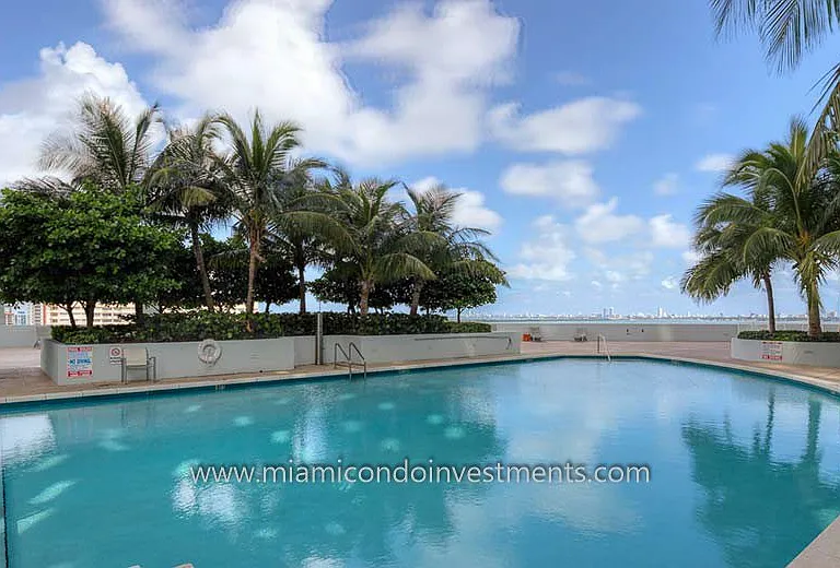 One of two beautiful pools with a beautiful ocean views