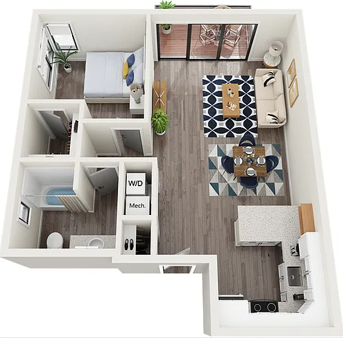 Floor plan North Balcony