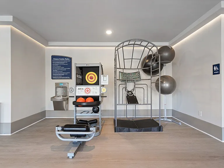 Round out every workout in the core and stretching station with stability balls