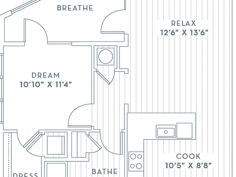 A6R floor plan Presley Uptown