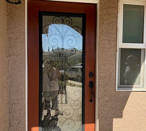 Front entry way door