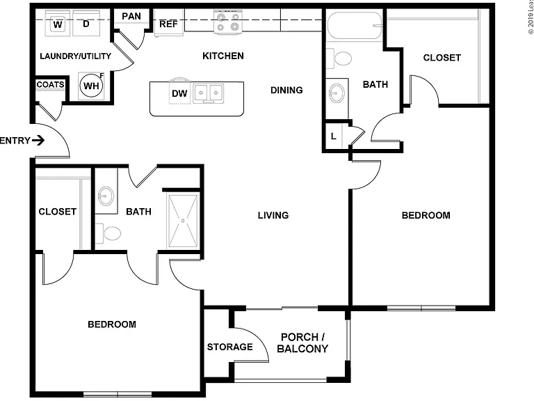 B3 Floor plan W Dimensions B3 Floor plan W Dimensions