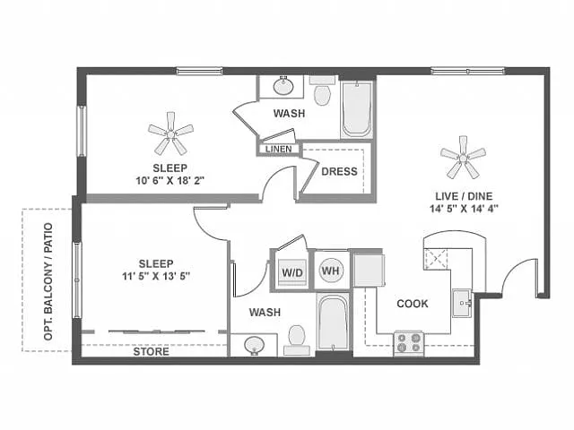 Floor plan C3b