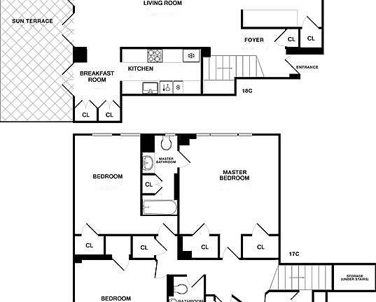 2nd image of 245 E 72nd St #Penthouse A