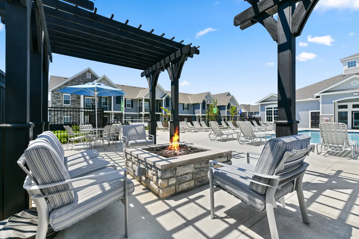 Stay warn and cozy up to our firepit!