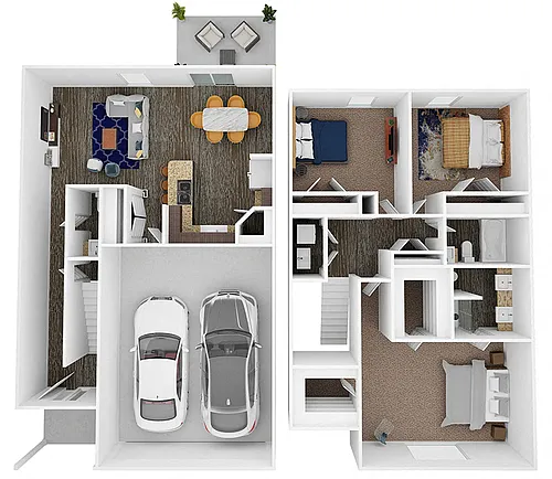 Floor plan Townhome | C2
