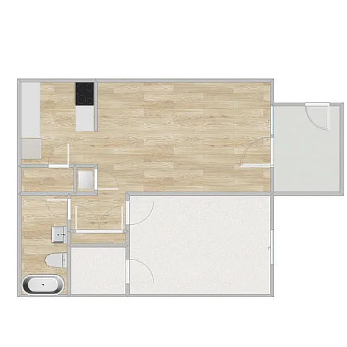 Floor plan 1DLX