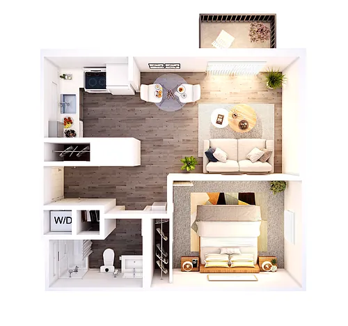 Floor plan Burgundy