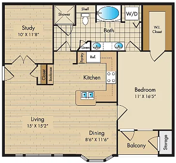 Floor plan D1 II