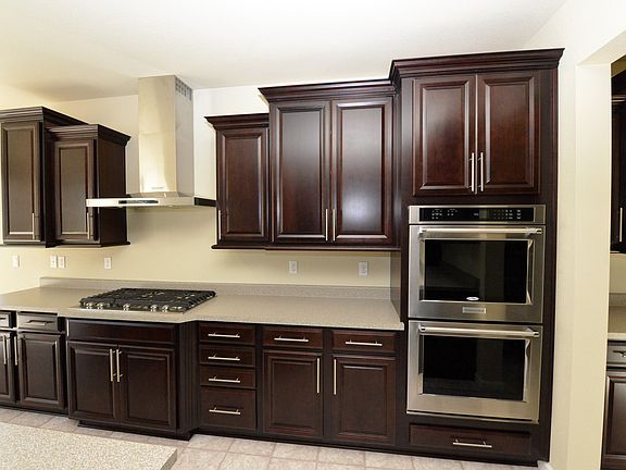 kitchen gas stove and double oven