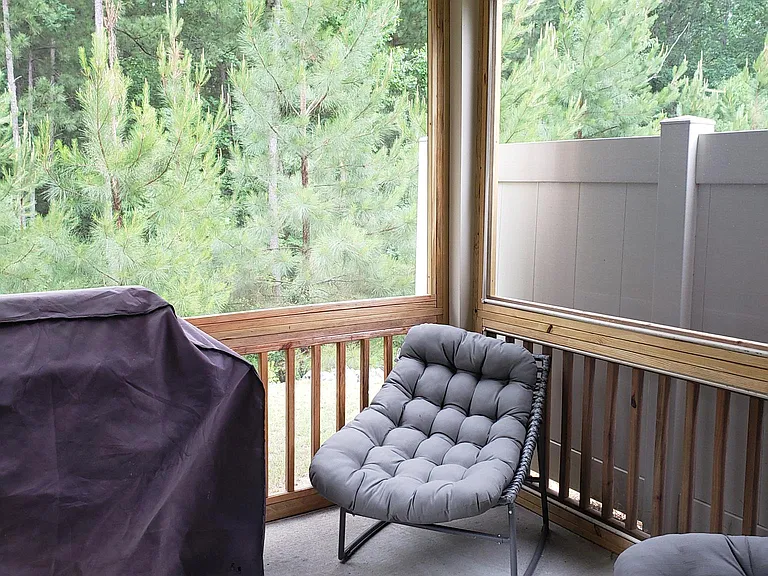 Screen Patio to wooded lot
