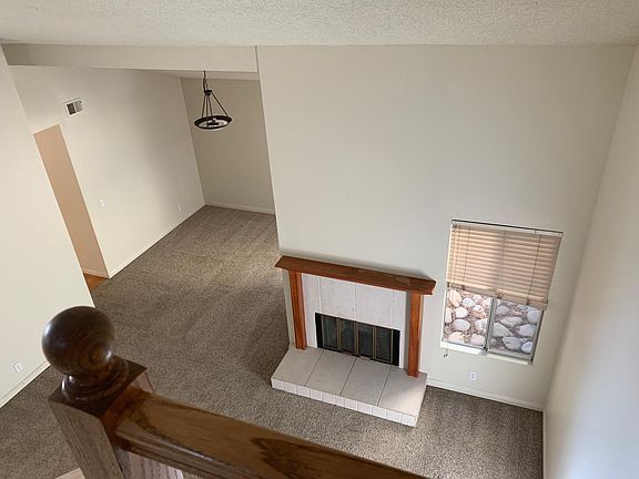Living room from loft area