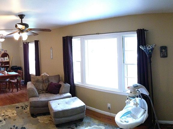 Living room, dining area
