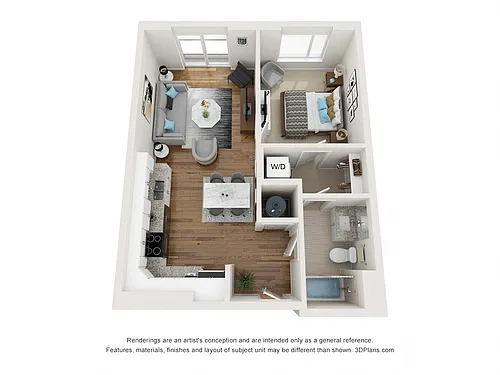 Floor plan The Delaware at Capital Trail