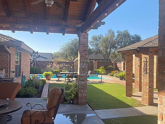 Covered patio and gazebo