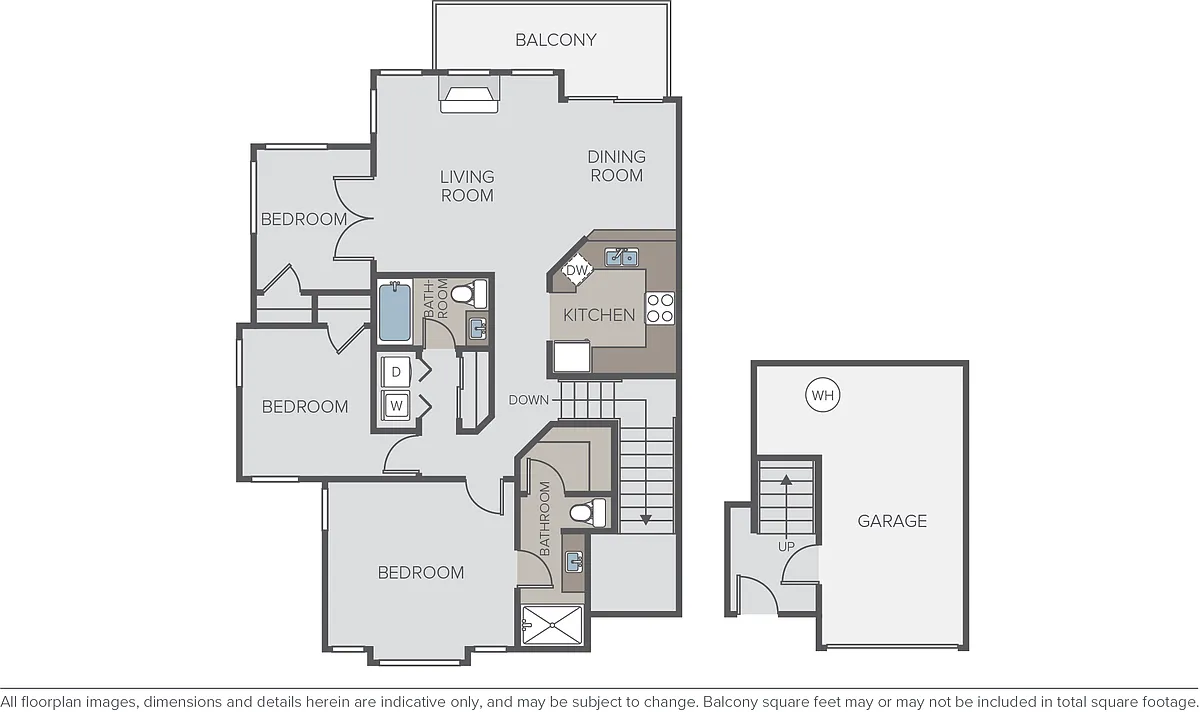 Floor plan Acapella Townhome