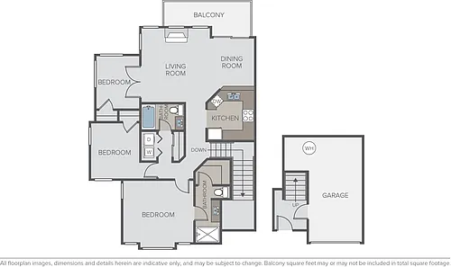 Floor plan Acapella Townhome