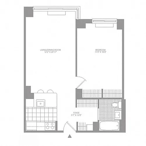 Floor plan 1AA Renovation 2