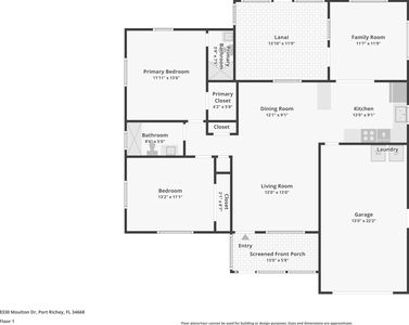 8330 Moulton Dr, Port Richey, FL, 34668