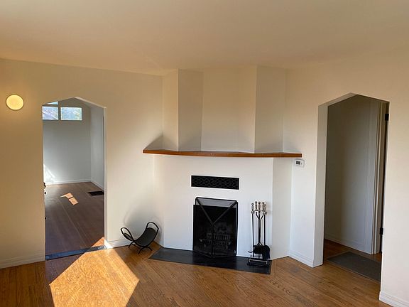Living room fireplace