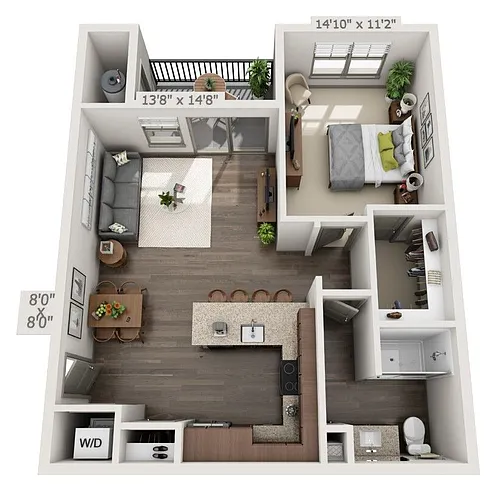 Floor plan Mile