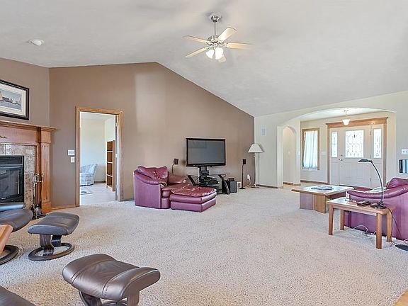 Great room with cozy fireplace