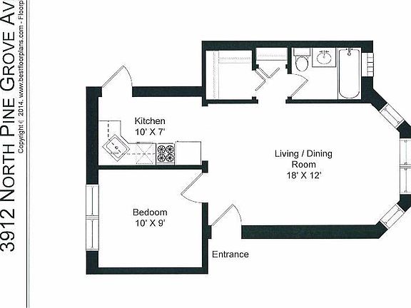 2nd image of 3928 N Pine Grove Ave APT 3U
