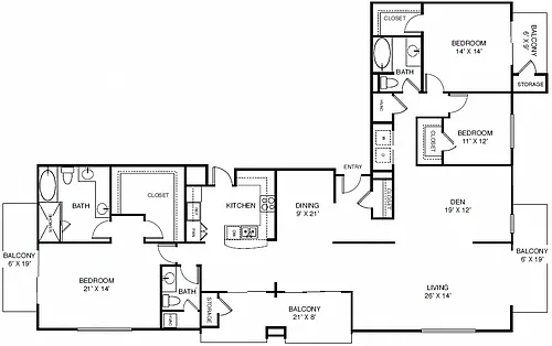 Floor plan PH3