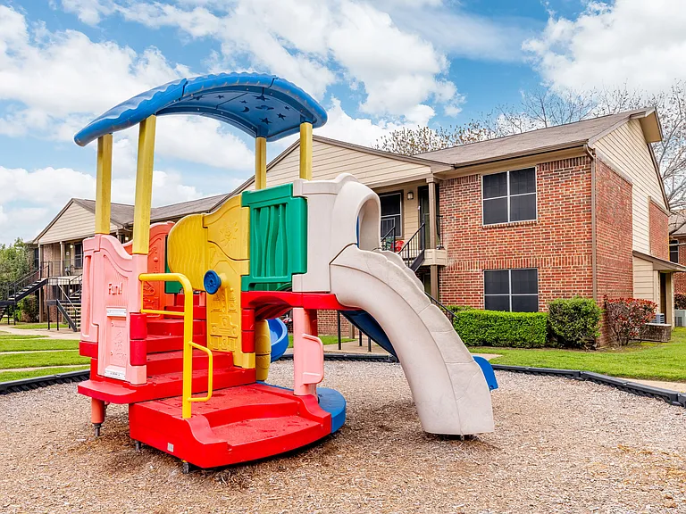 Playground area designed for outdoor play and fun