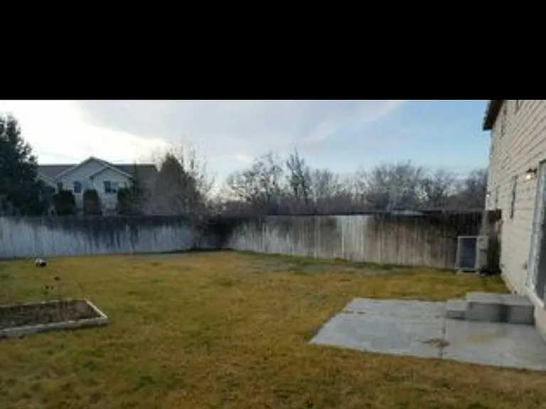 Large patio for barbecuing