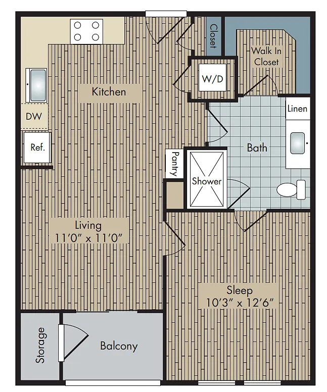 Floor plan A1