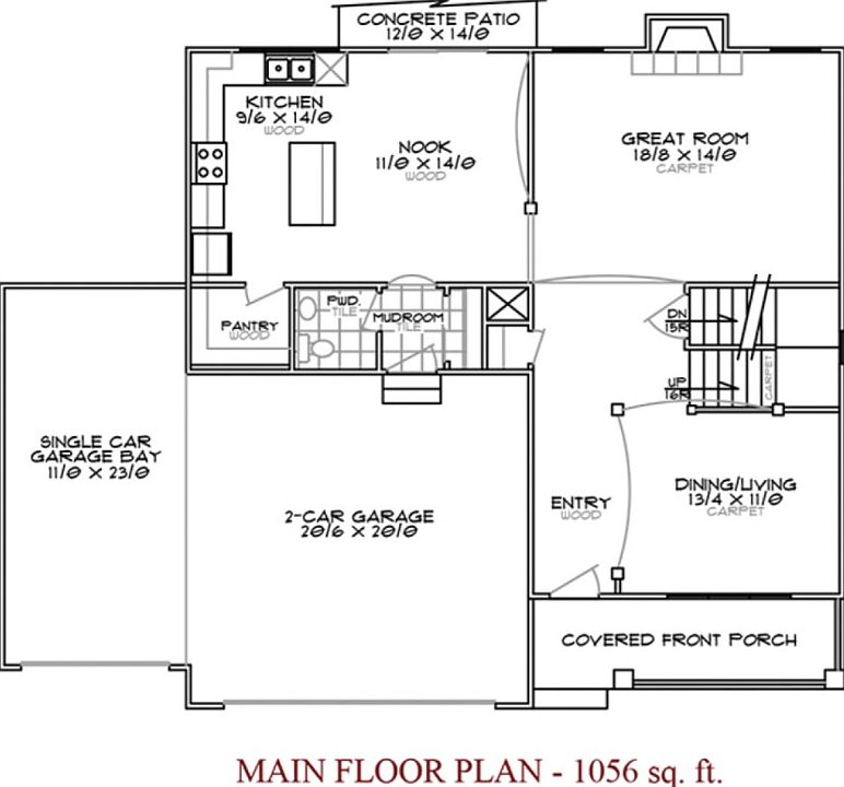 The Gretchen 2500 Build On Your Lot Plan, Marina Shores at Dune