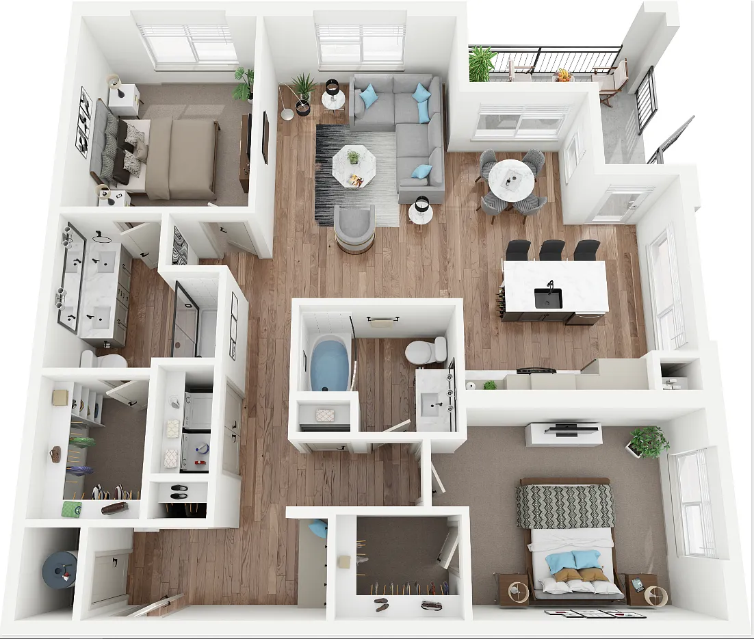 Floor plan B6