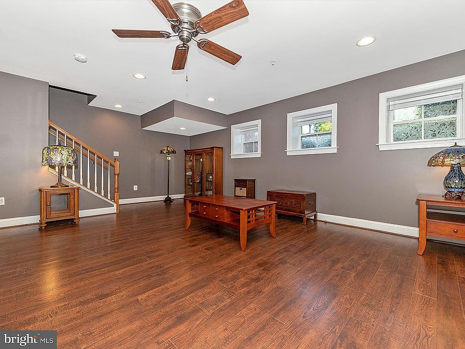 Basement living room space