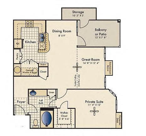 Floor plan Habersham