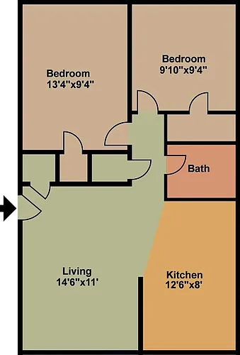 Floor plan Plantation Court