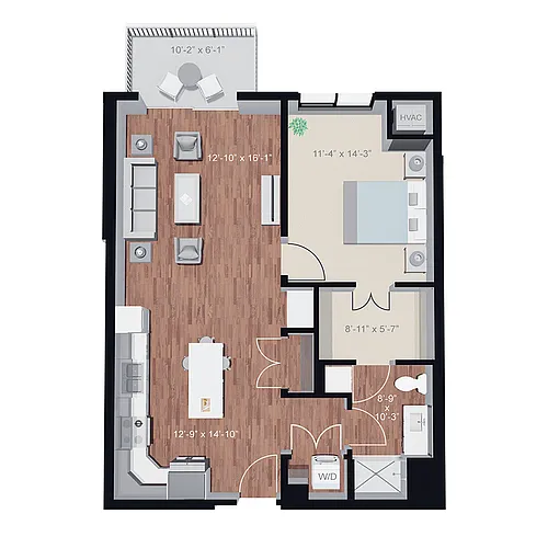 Floor plan Crane