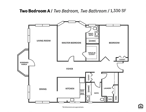 Floor plan 2BRA