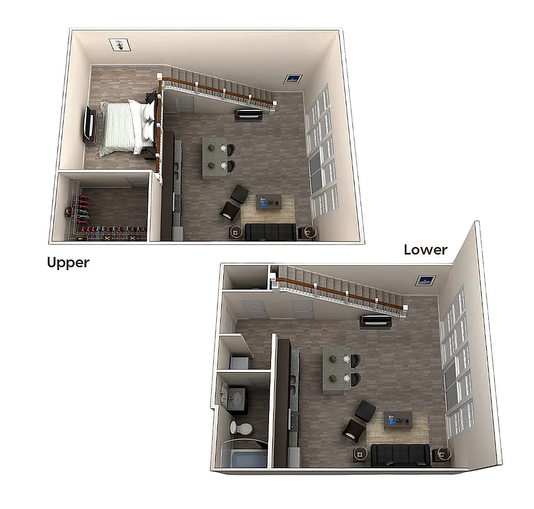Floor plan Loft 102