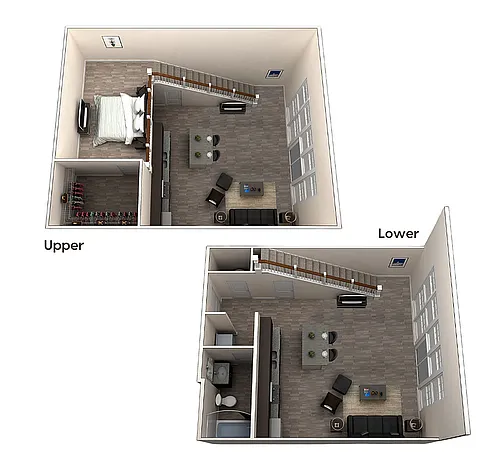 Floor plan Loft 102