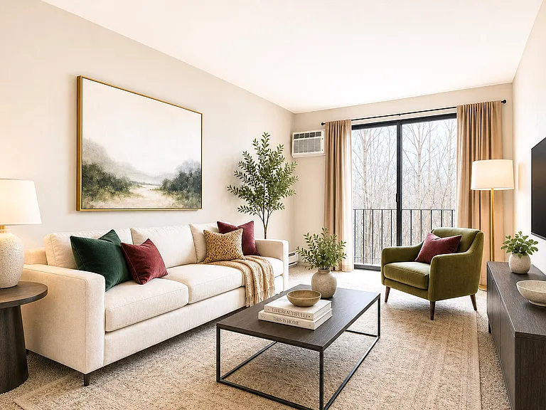 Carpeted 1 BR (Staged)